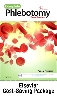 cover image - Complete Phlebotomy Exam Review - Elsevier eBook on VST + Evolve (Retail Access Cards),2nd Edition