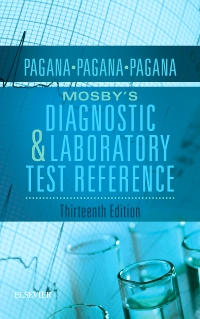 cover image - Mosby's Diagnostic and Laboratory Test Reference - Elsevier eBook on VitalSource,13th Edition