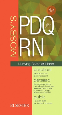 cover image - Mosby's PDQ for RN - Elsevier eBook on VitalSource,4th Edition