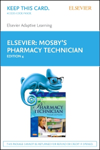 cover image - Elsevier Adaptive Learning for Mosby's Pharmacy Technician (Access Card),4th Edition