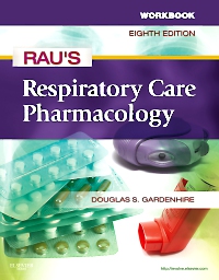 cover image - Workbook for Rau's Respiratory Care Pharmacology - Elsevier eBook on VitalSource,8th Edition