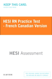 cover image - HESI RN Practice Test - French Canadian Version,1st Edition
