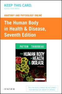 cover image - Anatomy and Physiology Online for The Human Body in Health & Disease (Access Code),7th Edition