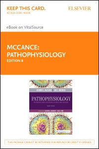 cover image - Pathophysiology - Elsevier eBook on Vitalsource (Retail Access Card),8th Edition
