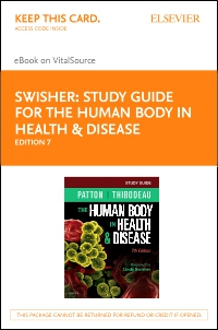 cover image - Study Guide for The Human Body in Health & Disease - Elsevier eBook on VitalSource (Retail Access Card),7th Edition