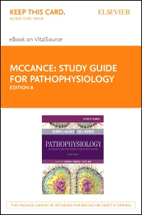 cover image - Study Guide for Pathophysiology- Elsevier eBook on VitalSource (Retail Access Card),8th Edition