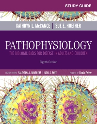 cover image - Study Guide for Pathophysiology - Elsevier eBook on VitalSource,8th Edition