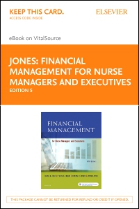 cover image - Financial Management for Nurse Managers and Executives - Elsevier eBook on VitalSource (Retail Access Card),5th Edition