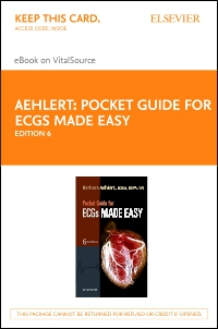 cover image - Pocket Guide for ECGs Made Easy- Elsevier eBook on VitalSource (Retail Access Card),6th Edition