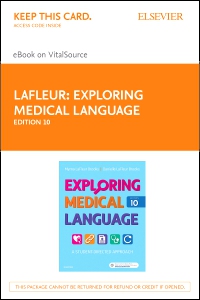cover image - Exploring Medical Language - Elsevier eBook on VitalSource (Retail Access Card),10th Edition