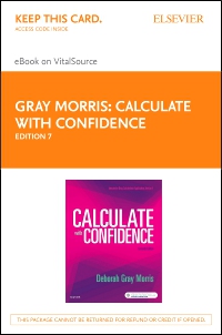 cover image - Calculate with Confidence - Elsevier eBook on VitalSource (Retail Access Card),7th Edition