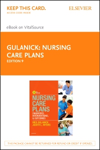 Nursing Care Plans Elsevier Ebook On Vitalsource Retail Access Card 9th Edition 9780323428088
