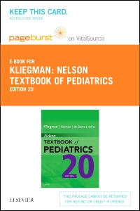 cover image - Nelson Textbook of Pediatrics Elsevier eBook on VitalSource (Retail Access Card),20th Edition