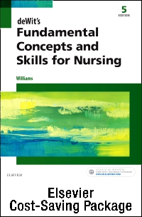 cover image - deWit's Fundamental Concepts and Skills for Nursing - Text and Virtual Clinical Excursions Online Package,5th Edition