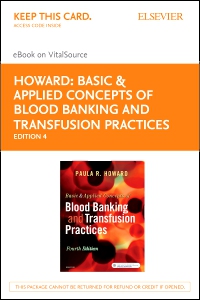 cover image - Basic & Applied Concepts of Blood Banking and Transfusion Practices - Elsevier eBook on VitalSource (Retail Access Card),4th Edition