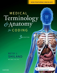 cover image - Medical Terminology & Anatomy for Coding - Elsevier eBook on VitalSource,3rd Edition