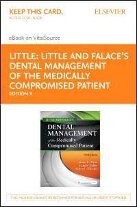 cover image - Little and Falace's Dental Management of the Medically Compromised Patient - Elsevier eBook on VitalSource (Retail Access Card),9th Edition