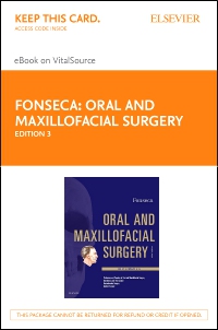 cover image - Oral and Maxillofacial Surgery - Elsevier eBook on VitalSource (Retail Access Card),3rd Edition
