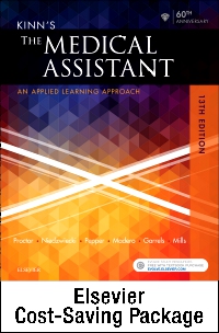 cover image - Kinn's The Medical Assistant - Text, Study Guide and Checklist, and SimChart for the Medical Office Package,13th Edition