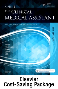 cover image - Kinn's The Clinical Medical Assistant - Text and Study Guide & Procedure Checklist Manual Package,13th Edition