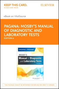 cover image - Mosby's Manual of Diagnostic and Laboratory Tests - Elsevier eBook on VitalSource (Retail Access Card),6th Edition