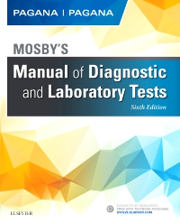 cover image - Mosby's Manual of Diagnostic and Laboratory Tests,6th Edition