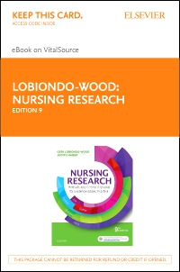 cover image - Nursing Research - Elsevier eBook on VitalSource (Retail Access Card),9th Edition