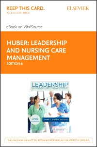 cover image - Leadership and Nursing Care Management - Elsevier eBook on VitalSource (Retail Access Card),6th Edition