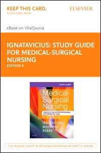 cover image - Study Guide for Medical-Surgical Nursing - Elsevier eBook on VitalSource (Retail Access Card),9th Edition