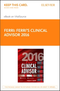 cover image - Ferri's Clinical Advisor 2016 Elsevier eBook on VitalSource (Retail Access Card),1st Edition