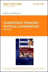 cover image - Pediatric Physical Examination - Elsevier eBook on VitalSource (Retail Access Card),3rd Edition