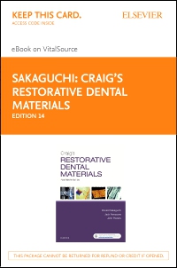 cover image - Craig's Restorative Dental Materials - Elsevier eBook on VitalSource (Retail Access Card),14th Edition