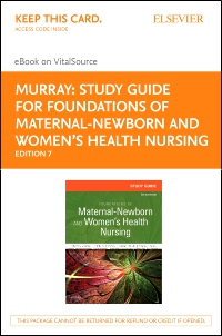cover image - Study Guide for Foundations of Maternal-Newborn and Women's Health Nursing - Elsevier eBook on VitalSource (Retal Access Card),7th Edition