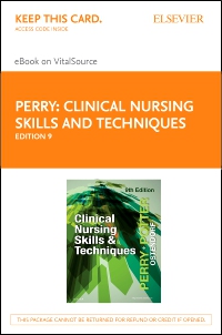 cover image - Clinical Nursing Skills and Techniques - Elsevier eBook on VitalSource (Retail Access Card),9th Edition
