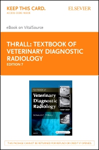 cover image - Textbook of Veterinary Diagnostic Radiology - Elsevier eBook on VitalSource (Retail Access Card),7th Edition