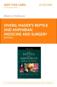 cover image - Mader's Reptile and Amphibian Medicine and Surgery - Elsevier eBook on VitalSource (Retail Access Card),3rd Edition
