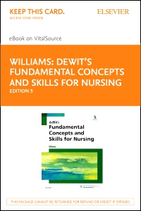 cover image - deWit's Fundamental Concepts and Skills for Nursing - Elsevier eBook on VitalSource (Retail Access Card),5th Edition
