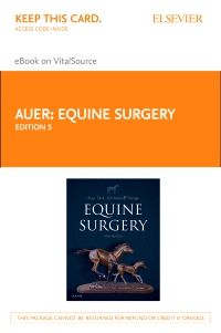 cover image - Equine Surgery - Elsevier eBook on VitalSource (Retail Access Card),5th Edition