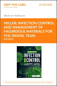 cover image - Infection Control and Management of Hazardous Materials for the Dental Team - Elsevier eBook on VitalSource (Retail Access Card),6th Edition
