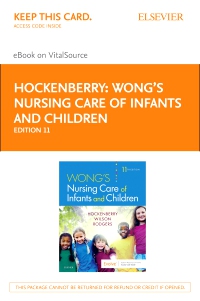 cover image - Wong's Nursing Care of Infants and Children - Elsevier eBook on VitalSource (Retail Access Card),11th Edition