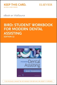cover image - Student Workbook for Modern Dental Assisting - Elsevier eBook on VitalSource (Retail Access Card),12th Edition