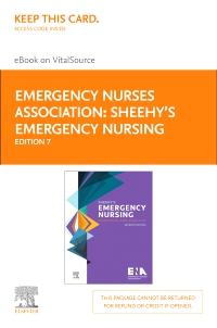 cover image - Sheehy's Emergency Nursing - Elsevier eBook on VitalSource (Retail Access Card),7th Edition