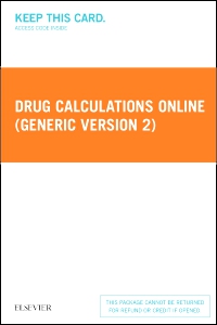 cover image - Drug Calculations Online (Generic Version 2) - Access Card,1st Edition