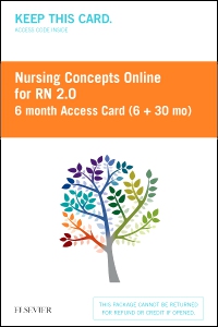 cover image - Nursing Concepts Online for RN 2.0 6 month Access Card (6 + 30 month) BY SUBSCRIPTION ONLY,2nd Edition