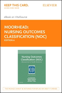 cover image - Nursing Outcomes Classification (NOC) - Elsevier eBook on VitalSource (Retail Access Card),6th Edition