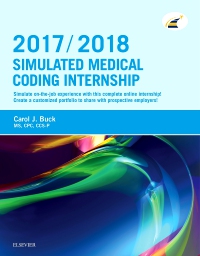 cover image - Evolve Resources for Simulated Medical Coding Internship 2017/2018 Edition,1st Edition