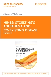 cover image - Stoelting's Anesthesia and Co-Existing Disease Elsevier eBook on VitalSource (Retail Access Card),7th Edition