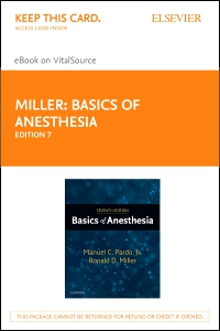 cover image - Basics of Anesthesia - Elsevier eBook on VitalSource (Retail Access Card),7th Edition