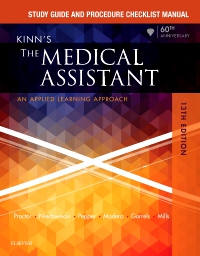 cover image - Study Guide and Procedure Checklist Manual for Kinn's The Medical Assistant - Elsevier E-Book on VitalSource,13th Edition