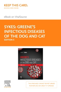 cover image - Greene's Infectious Diseases of the Dog and Cat - Elsevier eBook on VitalSource (Retail Access Card),5th Edition